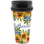 Sunflowers Acrylic Travel Mug without Handle (Personalized)