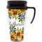 Sunflowers Acrylic Travel Mug with Handle (Personalized)