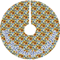 Sunflowers Tree Skirt (Personalized)
