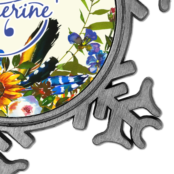 Sunflowers Vintage Snowflake - Detail