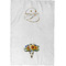 Sunflowers Waffle Towel - Partial Print - Approval Image
