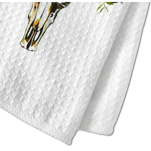 Sunflowers Waffle Weave Towel - Closeup of Material Image