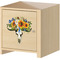Sunflowers Wall Graphic on Wooden Cabinet