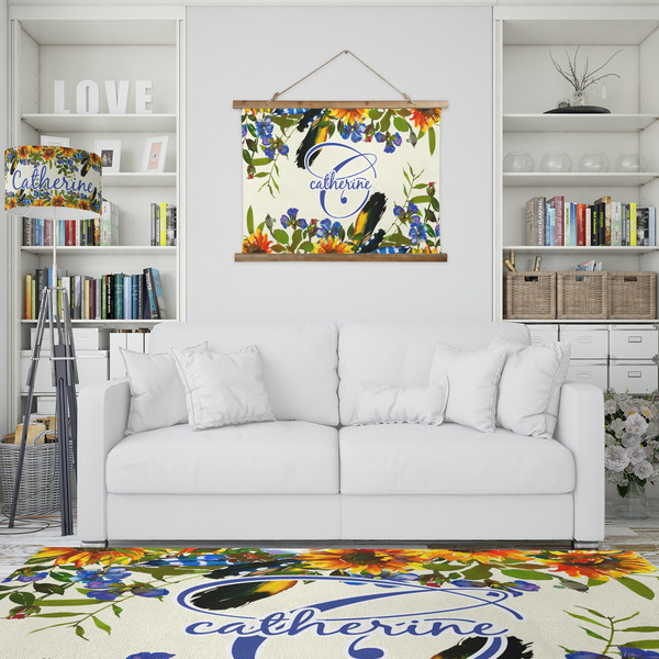 Sunflowers Wall Hanging Tapestry - IN CONTEXT