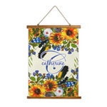Sunflowers Wall Hanging Tapestry - Tall (Personalized)