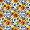 Sunflowers Wallpaper Square
