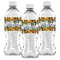 Sunflowers Water Bottle Labels - Front View