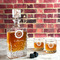 Sunflowers Whiskey Decanters - 26oz Rect - LIFESTYLE