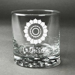 Sunflowers Whiskey Glass - Engraved (Personalized)