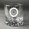 Sunflowers Whiskey Glass - Front/Approval