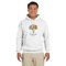 Sunflowers Hoodie - White - Small (Personalized)
