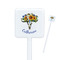 Sunflowers Square Plastic Stir Sticks (Personalized)