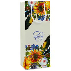 Sunflowers Wine Gift Bags (Personalized)