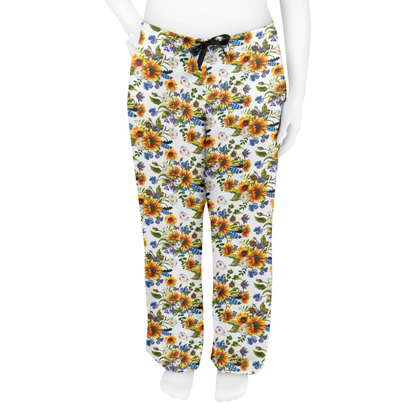 Sunflowers Women's Pj on model - Front