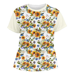 Sunflowers Women's Crew T-Shirt - X Large