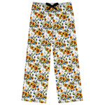 Sunflowers Womens Pajama Pants - M