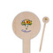 Sunflowers Wooden 6" Food Pick - Round - Closeup