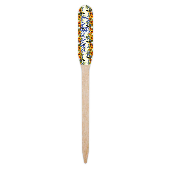 Sunflowers Wooden Food Pick - Paddle - Single Pick