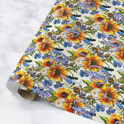 Sunflowers Wrapping Paper Roll - Medium - Matte (Personalized)