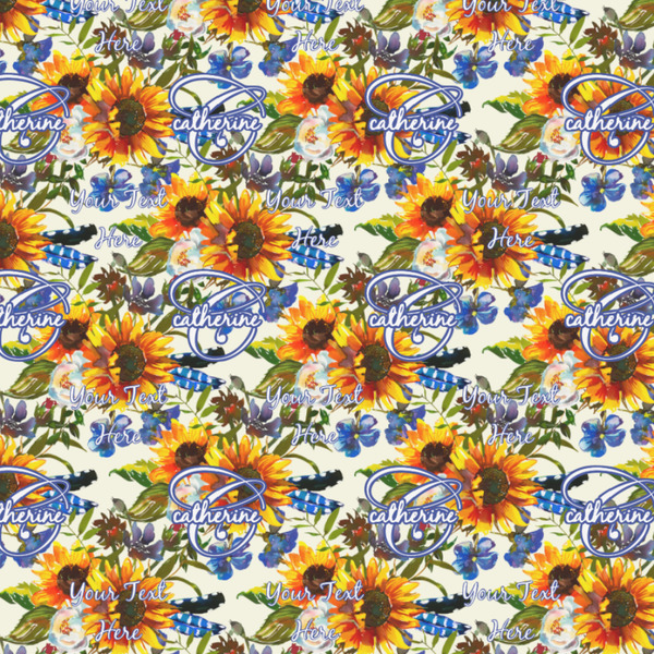 Sunflowers Wrapping Paper Square