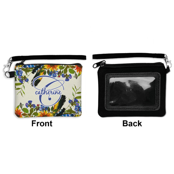 Sunflowers Wristlet ID Cases - Front & Back