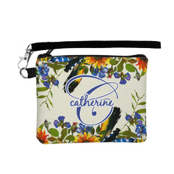 Sunflowers Wristlet ID Case w/ Name and Initial