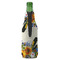 Sunflowers Zipper Bottle Cooler - BACK (bottle)