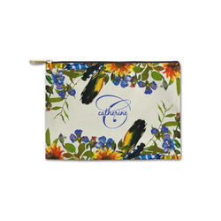 Sunflowers Zipper Pouch - Small - 8.5"x6" (Personalized)