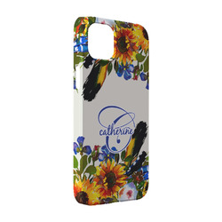 Sunflowers iPhone Case - Plastic - iPhone 14 (Personalized)