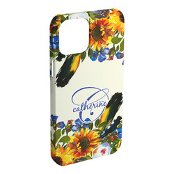 Sunflowers iPhone Case - Plastic - iPhone 15 Plus (Personalized)