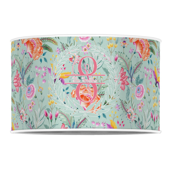 Exquisite Chintz 12" Drum Lampshade - FRONT (Poly Film)