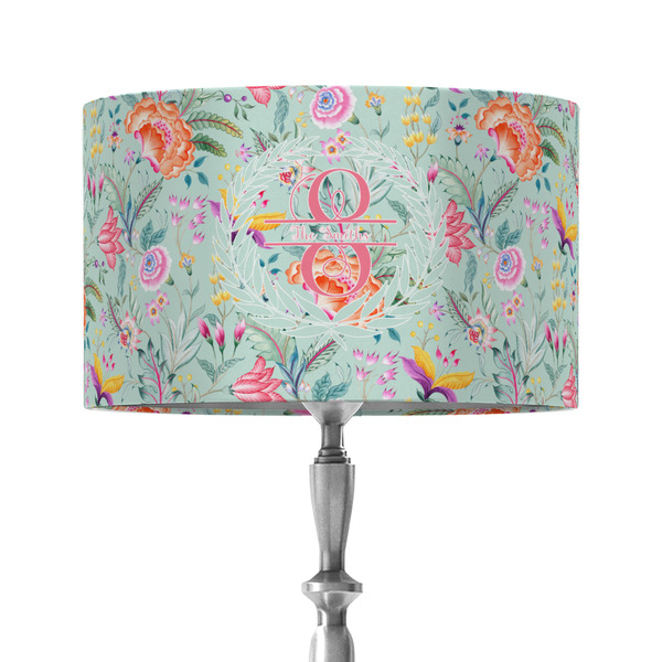 Custom Exquisite Chintz 12" Drum Lamp Shade - Fabric (Personalized)