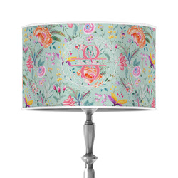 Exquisite Chintz 12" Drum Lamp Shade - Poly-film (Personalized)