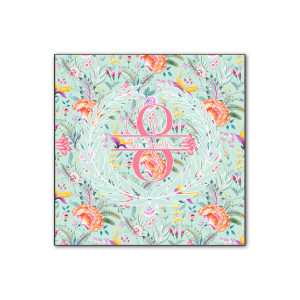Custom Exquisite Chintz Wood Print - 12x12 (Personalized)