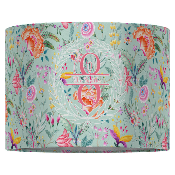 Exquisite Chintz 16" Drum Lampshade - FRONT (Fabric)