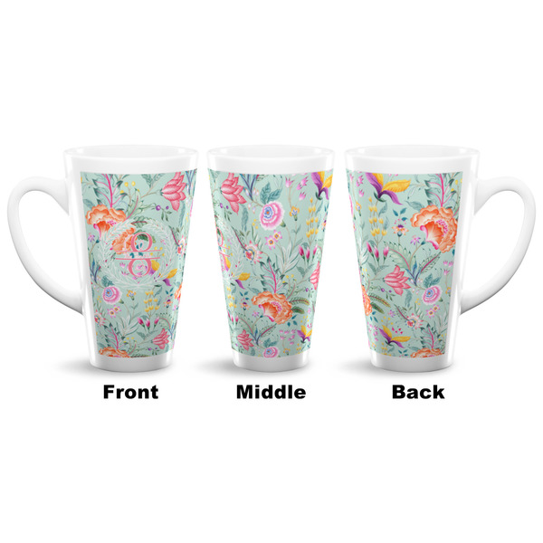 Exquisite Chintz 16 Oz Latte Mug - Approval