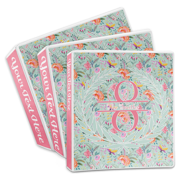 Custom Exquisite Chintz 3-Ring Binder (Personalized)