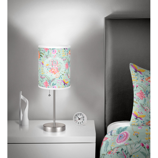 Exquisite Chintz 7 inch drum lamp shade - in room