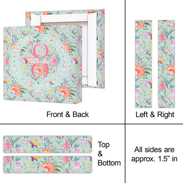 Exquisite Chintz 8x8 - Canvas Print - Approval