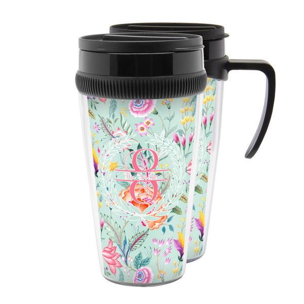 Custom Exquisite Chintz Acrylic Travel Mug (Personalized)