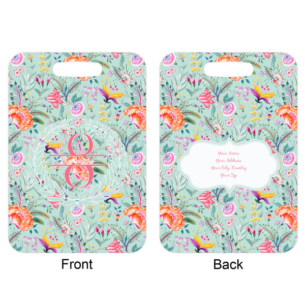 Exquisite Chintz Aluminum Luggage Tag (Front + Back)