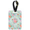 Exquisite Chintz Metal Luggage Tag w/ Name and Initial