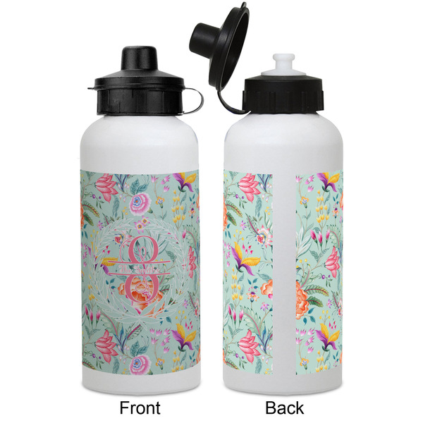 Exquisite Chintz Aluminum Water Bottle - White APPROVAL