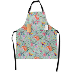 Exquisite Chintz Apron With Pockets w/ Name and Initial