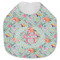 Exquisite Chintz Jersey Knit Baby Bib w/ Name and Initial