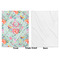 Exquisite Chintz Baby Blanket (Single Sided - Printed Front, White Back)