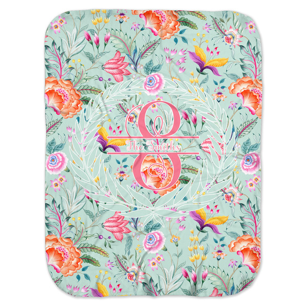 Custom Exquisite Chintz Baby Swaddling Blanket (Personalized)