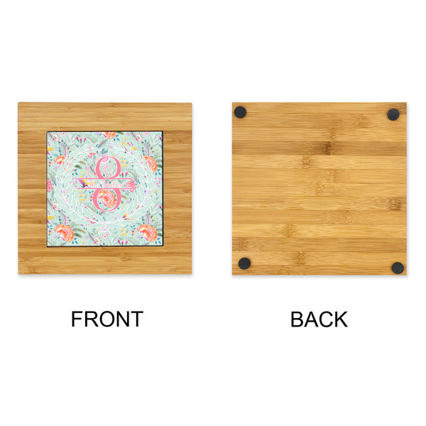 Exquisite Chintz Bamboo Trivet with 6" Tile - APPROVAL