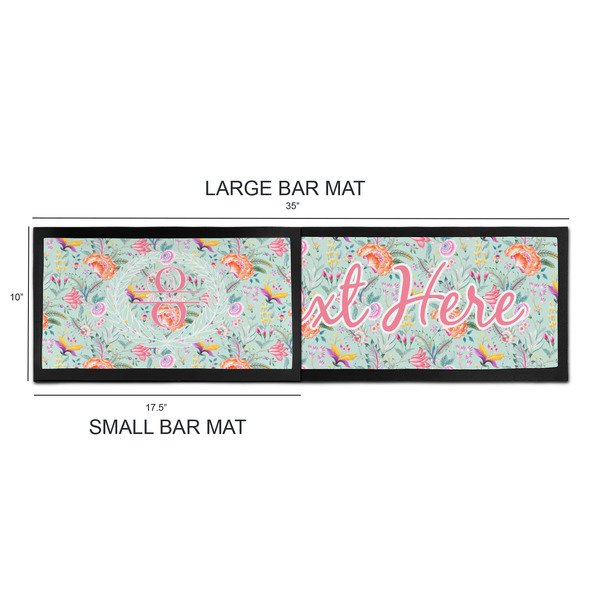 Exquisite Chintz Bar Mats - Sizing Chart