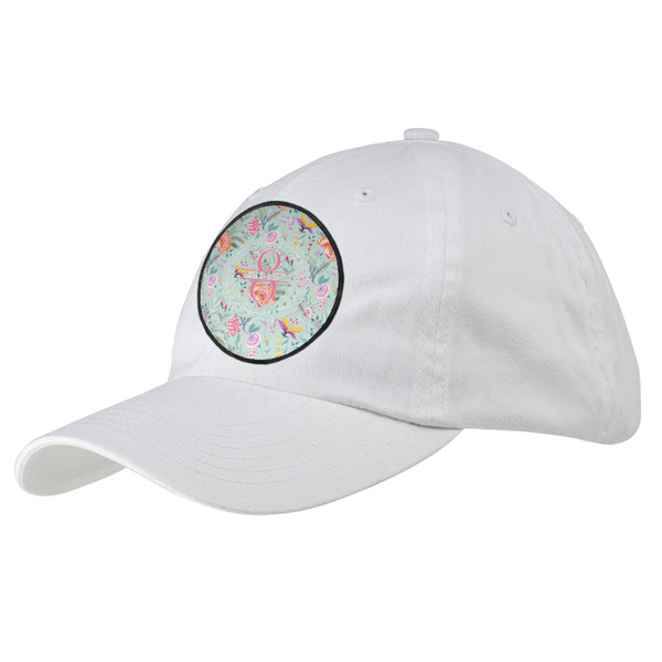 Custom Exquisite Chintz Baseball Cap - White (Personalized)